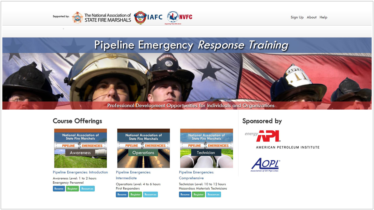 Pipeline Emergency Response Training (NASFM)